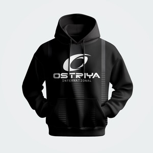 Wholesale Custom Made Heavyweight <b>Polyester</b> <b>Hoodies</b> for Men XL Size Good Quality Top Design Street Wear Hooded Collar Solid - Product Image 3