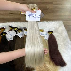 8-32 pulgadas de punta plana 100% cabello humano virgen tejido paquetes estilo recto muchos colores trama teñida de cabello de proveedor vietnamita - Product Image 6