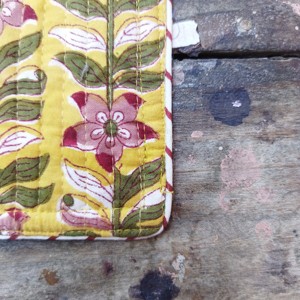 ที่รองแก้วผ้าคอตตอนบุนวมพร้อมท่อจับคู่ขอบเสื่อดื่มอุปกรณ์เสริมสำหรับโต๊ะ - Product Image 2