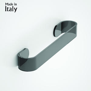 Porte-serviettes moderne en acrylique transparent DEA Design de fabrication italienne Accessoire pour meubles de salle de bain Petrozzi Snc L30x W5.5x H3.7 - Product Image 4