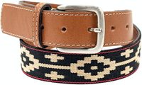 Cinturón de polo de cuero genuino hecho a mano más vendido en calidad superior