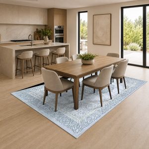 <b>RUGS</b> DEPOT LXDP-0493 Wholesale Multicolor Neutral Contemporary Geometric Digital Printed Machine Washable <b>Chenille</b> <b>Rug</b> Non Slip - Product Image 4