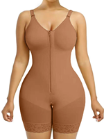 Body Shaper Zipper Nylon Tissu en maille dure Maille épaisse Version renforcée Body Suit
