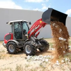 Chargeuse sur pneus compacte Takeuchi TW80-2 avec broyeur forestier, chargeuse sur chenilles de 5 tonnes pour le défrichement et le chargement de grumes - Product Image 1