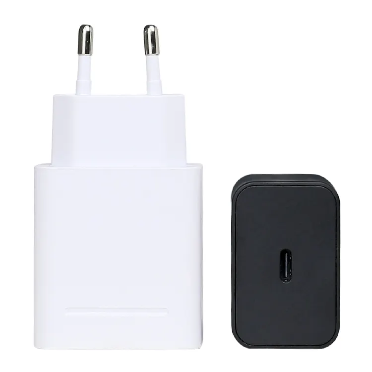 Oem Customize PD25W Mobile Phone Charger Adaptor Type C Interface AU EU US Universal Power Supply PD 25W Wall Charger