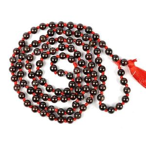 Collier Mala en Cristal de Grenat, Pierre Naturelle de Guérison pour la Passion et l'Énergie - Product Image 3