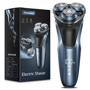 Afeitadora Eléctrica Inalámbrica para Hombre, Impermeable, Recargable, para Uso en Seco y Húmedo, con Lámina Triple, Recortadora Desplegable y Bloqueo de Viaje - Product Image 2