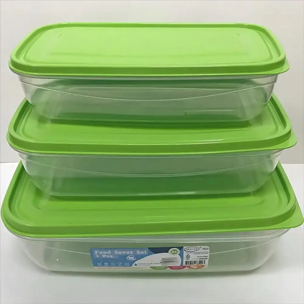 High Quality Plastic Food Containers With Lid For Food And Fruit Storage Customization Made in Vietnam Manufacturer