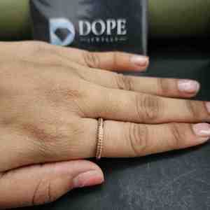 Adorable Bague de Fiançailles Classique en Acier Inoxydable avec Pierre Naturelle, Plaqué Argent Sterling 925, Tendance Unisexe pour Anniversaire - Product Image 6