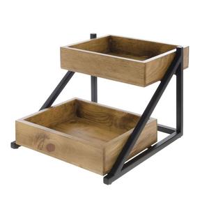 Support à gâteau en métal antique pour la présentation de desserts de mariage, réception de fête, table centrale, décoration de célébration et organisation d'événements - Product Image 3