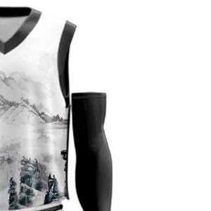 เสื้อบาสเก็ตบอลพิมพ์ซับลิเมชัน2023แห้งเร็วเครื่องแบบผู้ใหญ่ใส่สบายระบายอากาศไซส์ใหญ่พิเศษ - Product Image 5