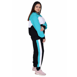 Ensemble de survêtement pour femmes, 2 pièces, sweat-shirt à capuche à fermeture éclair intégrale à manches longues et pantalon de survêtement, pour l'automne et l'hiver - Product Image 2