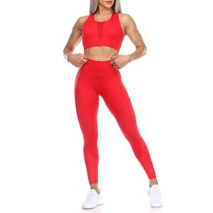 Conjunto de Yoga Deportivo sin Costuras para Mujer, Personalizado, Suave y Cómodo, Leggings y Sujetador Deportivo Transpirables de Spandex/Poliéster, Diseño Otoñal - Product Image 2