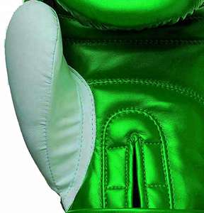 Gants de boxe en cuir de vachette 16oz en gros pour adultes poignées imprimées de logo personnalisé pour les arts martiaux en plein air - Product Image 4