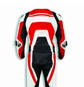 ชุดหนังมอเตอร์ไซด์สำหรับผู้ชายชุดนักแข่งมืออาชีพชุดนักแข่งที่ทนทานดีไซน์ตามหลักสรีรศาสตร์เย็บระดับพรีเมียม - Product Image 3