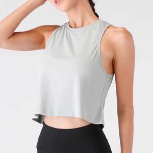 Latest Digital Printed Sleeveless Crop <b>Tops</b> for Women Free Sample T-Shirts Short Length <b>Low</b> MOQ - Product Image 1