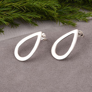 925 Sterling Silver Best Beautiful Stud Earring Cadeau de bijoux faits à la main pour son anniversaire Bijoux en gros PAR CASA DE PLATA. - Product Image 5