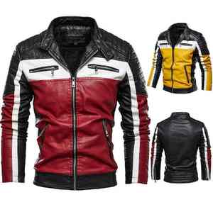 Chaqueta de Motociclista OEM Personalizada para Hombre, de Cuero Vacuno Genuino, Ropa Exterior para Motociclistas, Transpirable, de Secado Rápido, Ajuste Duradero, Ropa Deportiva - Product Image 3