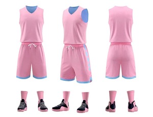 Conjuntos de uniformes de baloncesto para hombre personalizados, camiseta de baloncesto transpirable de secado rápido - Product Image 5