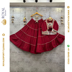 New Beautiful Design <b>Gota</b> Lace Lehenga Collection in Wholesale Rate by Royal Export Surat - Product Image 2