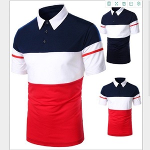 Chemises et T-shirts à manches courtes en coton tricoté rayé 100 % pour hommes, personnalisables OEM – Anti-boulochage, coupe ample, personnalisable - Product Image 6