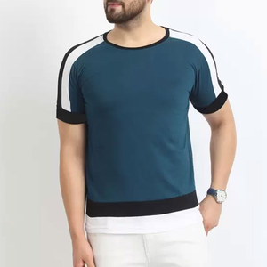 Vêtements de sport pour hommes haut athlétique séchage rapide serré décontracté musculation Polyester T-Shirt Fitness Ringer T-shirts pour hommes - Product Image 1