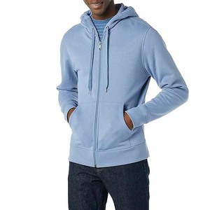 Basiques solide motif fermeture éclair 100% coton OEM Service nouveauté hiver polaire respirant hommes sweats à capuche du Pakistan - Product Image 1