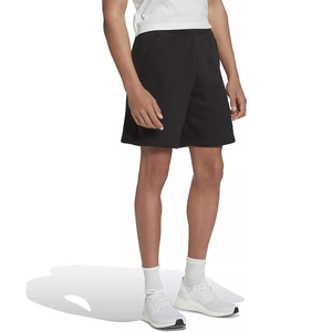 High Quality <b>Men's</b> Black Fleece Jogging <b>Running</b> <b>Shorts</b> Casual Wear with Side Two Eco-Friendly Eco-Pockets Solid Pattern - Product Image 4