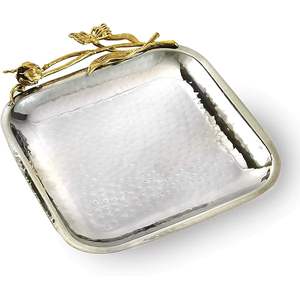 ถาดเสิร์ฟอาหารสแตนเลสทรงสี่เหลี่ยมสำหรับบ้านโรงแรมร้านอาหารถาดใส่อาหารเย็นและบนโต๊ะชามเสิร์ฟช็อคโกแลตผลไม้แห้ง - Product Image 3