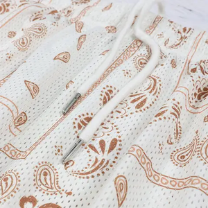 Pantalones cortos de playa suaves de estilo callejero para hombre, cómodos pantalones de baño con logotipo de Color personalizado, ecológicos - Product Image 6