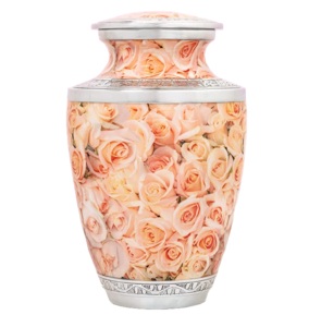 Urnes de crémation en aluminium de qualité supérieure pour adultes accessoires funéraires urnes en métal avec gravure et autocollant fini - Product Image 1