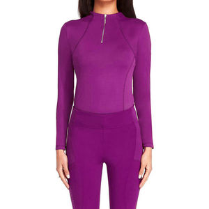 Pantalon d'équitation pour femme à manches longues, sous-vêtement équestre en coton, fermeture éclair, taille haute, léger, séchage rapide, respirant - Product Image 5