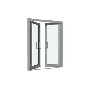 Thickened aluminum alloy material plexiglass sliding door shop KFC special price is cheap