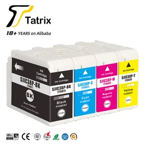 Cartuccia d'inchiostro compatibile Tatrix SJIC38P T44E1 T44E2 T44E3 T44E4 per CW-6030A EPSON/C6530A,CW-C6030P/C6530P