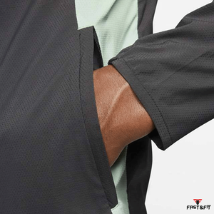 <b>Light</b> Weight <b>Waterproof</b> Windbreaker <b>Jacket</b> with Canvas Fabric Stand Collar Front Logo Breathable & Quick Dry Hooded Winter - Product Image 6