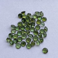 2mm 3mm 4mm Menthe Naturelle Vert Pastel Tourmaline à Facettes Coupe Ronde Calibré Fournisseur de Pierres Précieuses Top Haute Qualité Fabrication de Bijoux