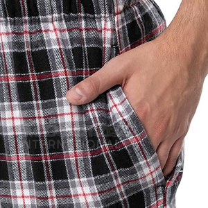 Pantalon en flanelle pour hommes sur mesure le plus vendu Style décontracté de marque privée en toile de bonne qualité Taille adulte Motif droit - Product Image 3