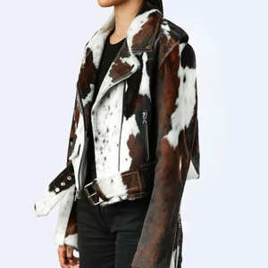 Vêtements en cuir pour femmes, mode streetwear, veste pour femmes, vestes grandes tailles, veste en cuir courte pour femmes - Product Image 5