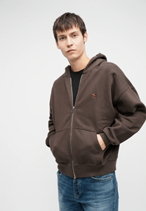 Sudadera con Capucha Extra Grande de Alta Calidad, Invierno, Algodón Puro, Unisex, Diseño de Letras, Informal, Esencial, con Etiqueta Bordada - Product Image 2