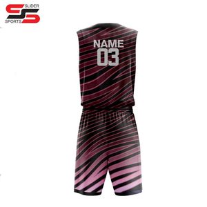 Vente directe d'usine-uniformes de basket-ball OEM uniques nouveaux ensembles de shorts de conception imprimés Technics Logo XS taille à bas prix en gros - Product Image 2