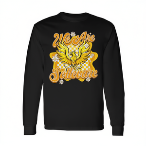 Maglietta a Maniche Lunghe Sollevare Retro Mascot School Cheering, Prodotto Promozionale - Product Image 2