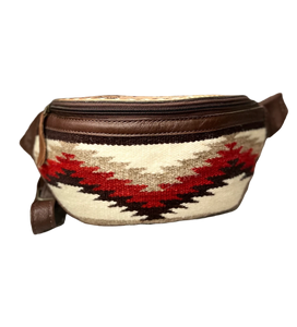 Stylish <b>Yellow</b> Saddle Blanket Leather Crossbody <b>Clutch</b> with Striped Pattern Hand-Tooled Craftsmanship Bohemian Style for Women - Product Image 2