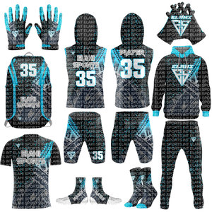 100% POLIÉSTER SUBLIMACIÓN FÚTBOL AMERICANO 7 en 7 UNIFORMES 7V7 FÚTBOL COMPRESIÓN BANDERA UNIFORMES - Product Image 1