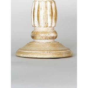 Candelero de Madera de Última Generación con Madera de Primera Calidad, Diseño Antiguo, Alto, Elaborado para Decorar Cualquier Casa de Campo o Rural - Product Image 4