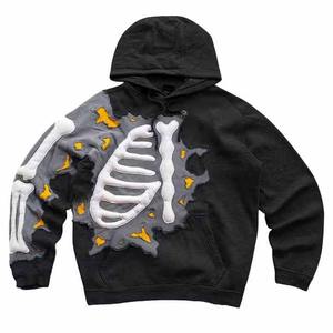 Último Estilo, Sudaderas con Capucha para Hombre, 100% Algodón, Bordadas, con Estampado Puff, Color y Logotipo Personalizados, Venta al Por Mayor - Product Image 1