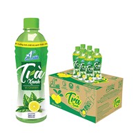 Vente en gros de purée saveur thé vert citron Anuta 365ml boisson gazeuse certifiée ISO/Halal goût naturel frais-pressé Vietnam rapide