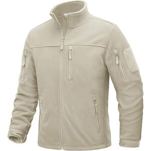 Adult's Navy <b>Thick</b> Warm Polar <b>Fleece</b> Fur Lined <b>Jacket</b> Winter Full Zip Polar <b>Fleece</b> Coat - Product Image 4