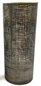 ขวดและที่ใส่เทียนโลหะเคลือบผงสีดำสำหรับตกแต่งโต๊ะคริสต์มาสทำด้วยมือโคมไฟ2หลอด - Product Image 3