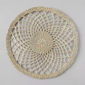 Best-seller 2025 napperon à franges naturelles en jonc de mer fabriqué au Viet Nam - Product Image 1