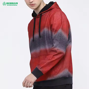 Custom Unisex Streetwear <b>Hoodie</b> 100% Cotton Fleece/French Terry Regular Fit Quick Dry Breathable Winter Sublimation Puff - Product Image 4